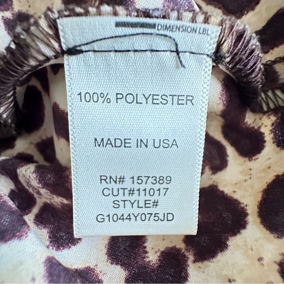 Altar’d State Skirt Womens Large Leopard Animal Print A-Line Made USA Polyester - Picture 8 of 8